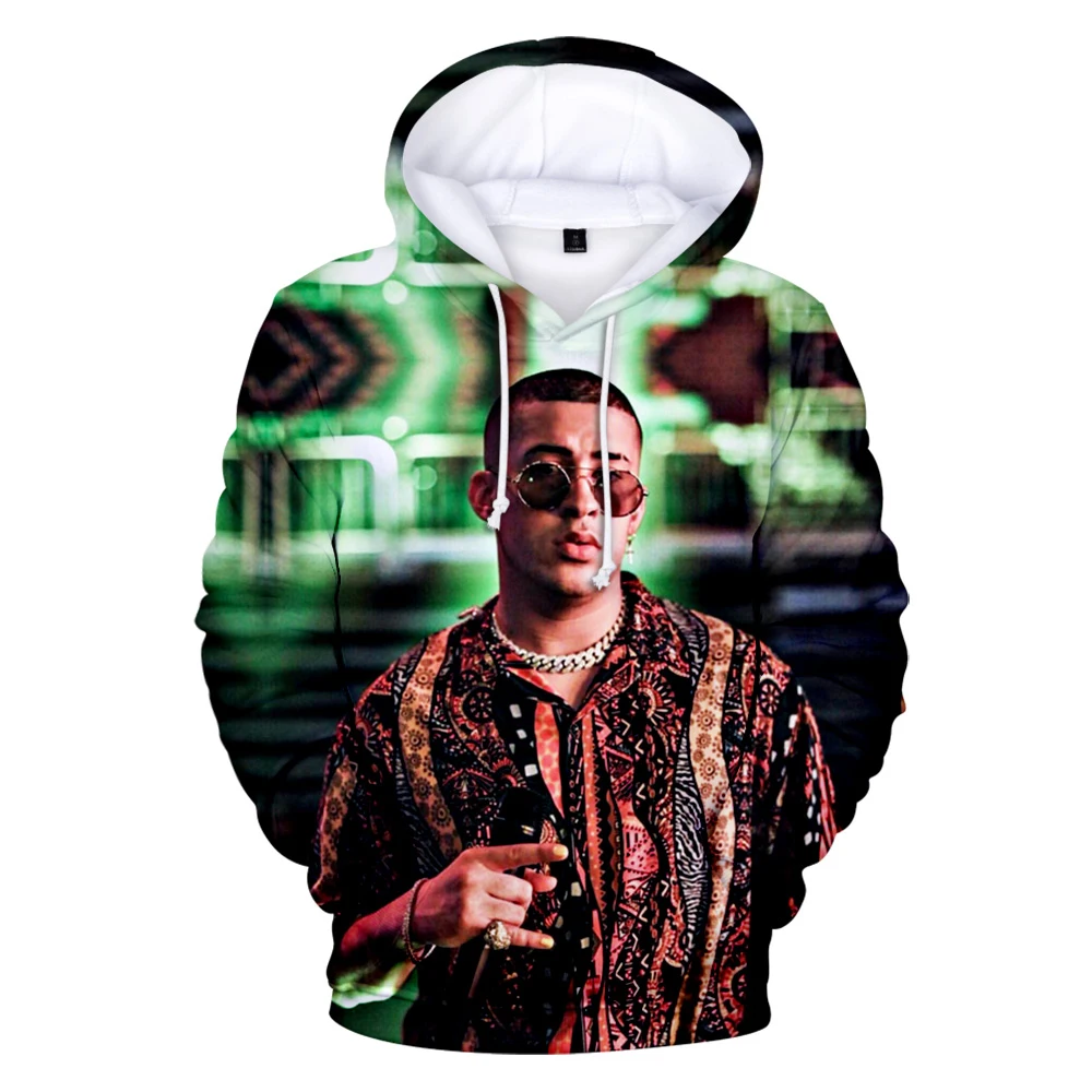 

Bad bunny 3D Printed Fashion Fall Winer Suit Hoodies Sportswear Hooded HIP HOP Women/Men the hooded