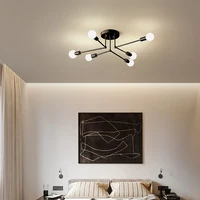 Nordic Bedroom Lamp Modern Minimalist Art Led Ceiling 6