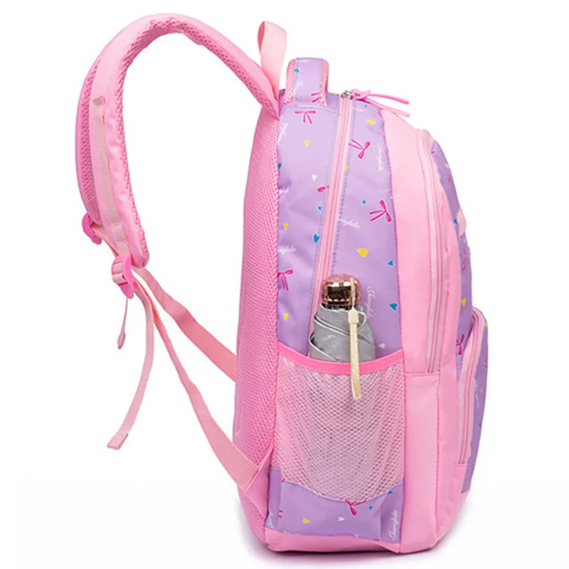 Модные школьные сумки для девочек 3 комплекта ортопедические школьные рюкзаки принцессы Детский рюкзак для девочек Первичная книжная сумка для детей Mochila Infantil
