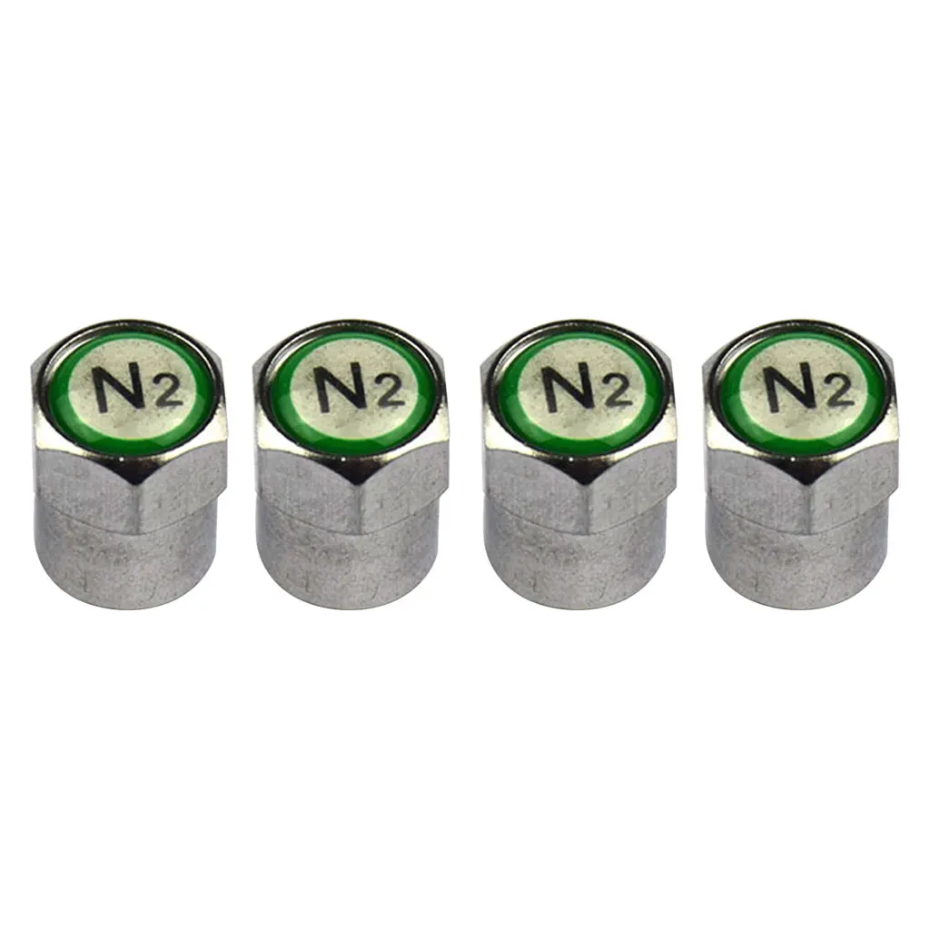 Car Dust Cap Durable Auto Valve Stem Caps Convenient N2 Nitrogen Tire Insert Cover