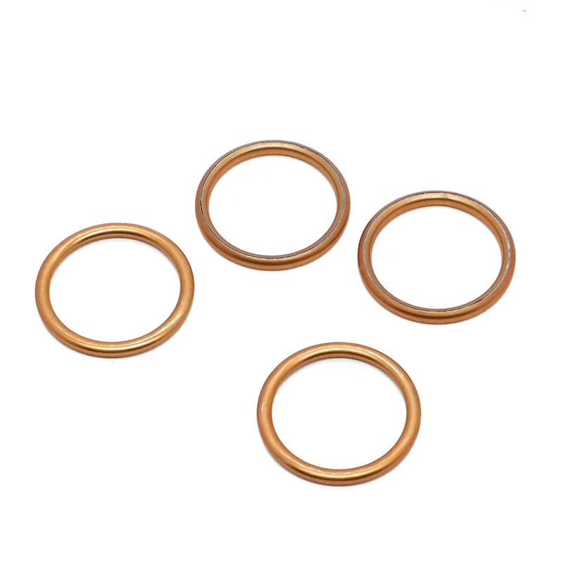 4PCS Exhaust Pipe Gasket for honda FT500 VT600 CB900C CB900F CBR929 CBR929RR CBR954 RR CB1000C CBR1000F CB1100F VFR1200
