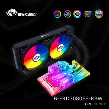 شراءBykski B-FRD3080FE-RBW ، AIO GPU برودة ، مجموعة متكاملة لتبريد المياه ل NVIDIA Geforce RTX 3080 مؤسس الطبعة بطاقة الفيديو A_RGB
