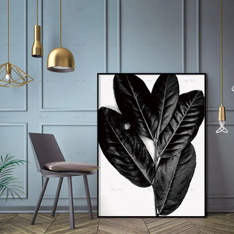 Nordic Poster Plant Canvas Painting Black White Wall Art Print Leafs Scandinavia Home Decorative Pictures for Living Rooms Nordic Poster Plant Canvas Painting Black White Wall Art Print Leafs Scandinavia Home Decorative Pictures for Living Rooms