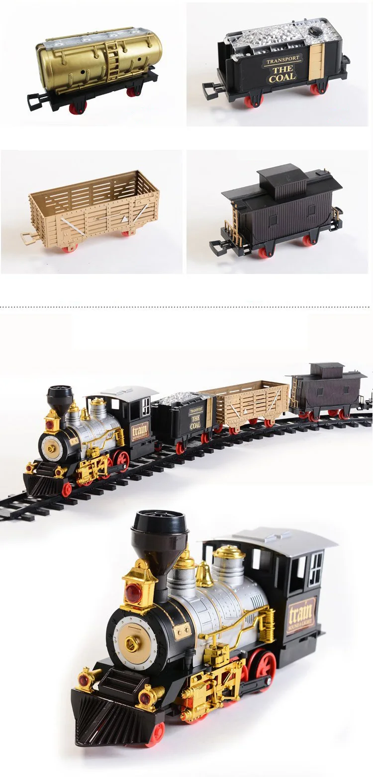 Новинка, Детский Электрический поезд, железная дорога, радиоуправляемые игрушечные поезда, Рождественский поезд, набор, модель, Детский комплект железной дороги, Детские поезда, детский рельсовый трек, набор
