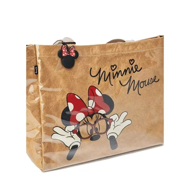 

Disney Women Bag Mickey Minnie Mouse Shoulder Handbag Luxury Handbags Designer Shoulder Tote Bag Cowhide material Gift