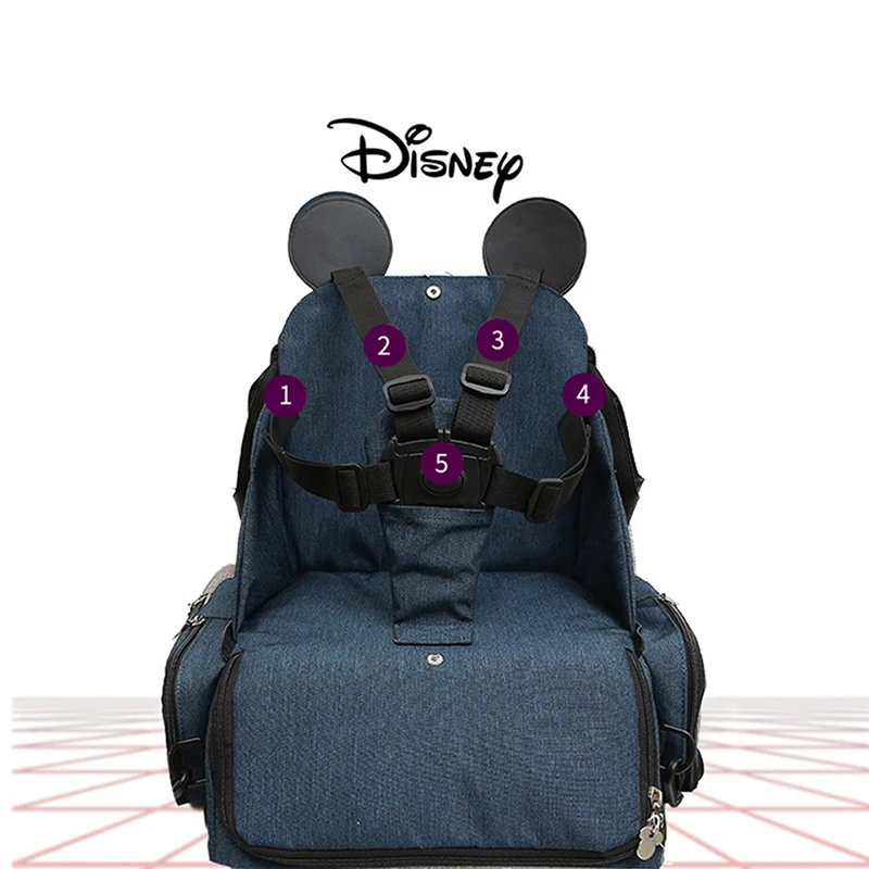 Disney Детские Пеленки сумки обеденное кресло Мумия Mochila Материнство подгузник коляска сумка изоляция водонепроницаемый мумия рюкзак