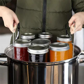 

Can Storage Rack Round 304 Stainless Steel Can Storage Organizer Draining Rack Canning Jar Lifting Tool Kit Canning Jar Tongs #G