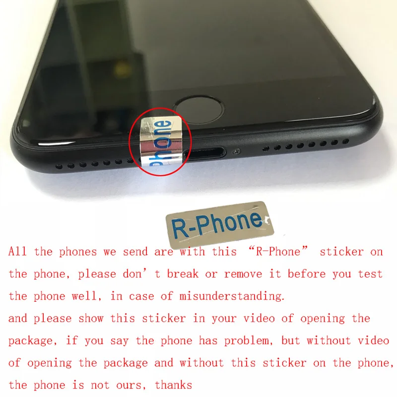 Apple iPhone 7 отпечатков пальцев 2 Гб Оперативная память 32/128/256 ГБ Встроенная память iOS 4 аппарат не привязан к оператору сотовой связи для разблокированного мобильного телефона, 12.0MP gps четырехъядерный мобильный телефон