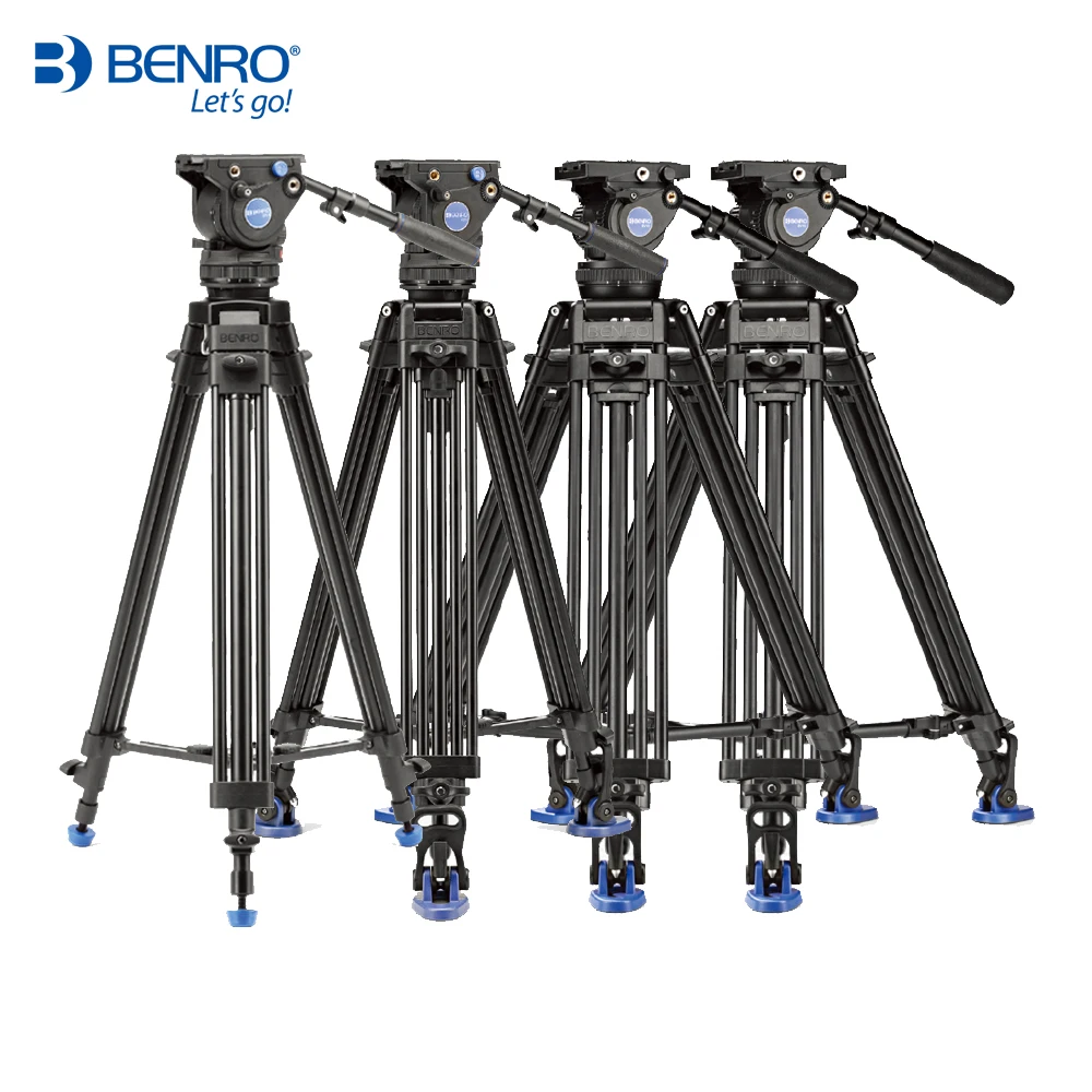 Штатив для видеокамеры Benro BV4 BV6 BV8 BV10 Auminium штативы камеры BV4H BV6H BV8H BV10H видеоголовка