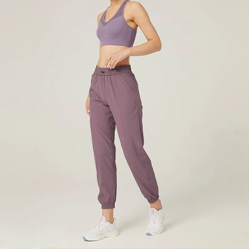 Drawstring Running Sport Joggers Women 
