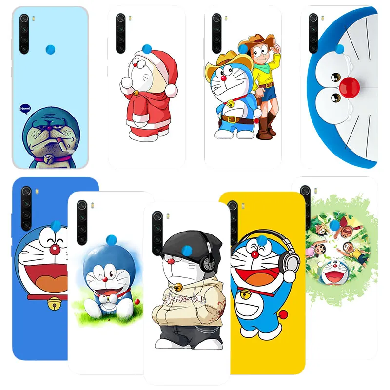 Силиконовые чехлы для Xiaomi redmi Note 8 pro 7 6 5 4x чехол 7a k20 Doraemon Аниме Матовый силиконовый