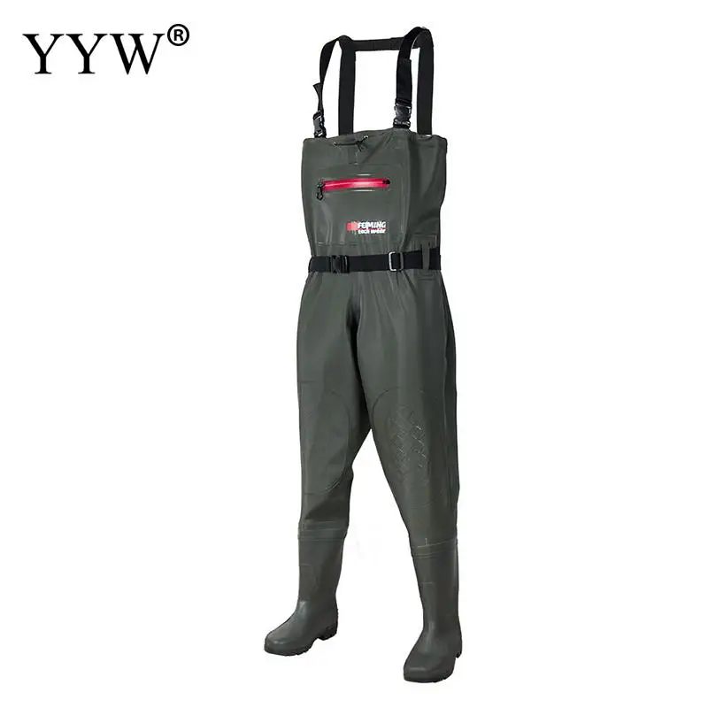 

Fishing Chest Waders For Men With Boots Nylon And Pvc With Wading Belt Adult Accessories Mens Women Hunting Bootfoot Waterproof