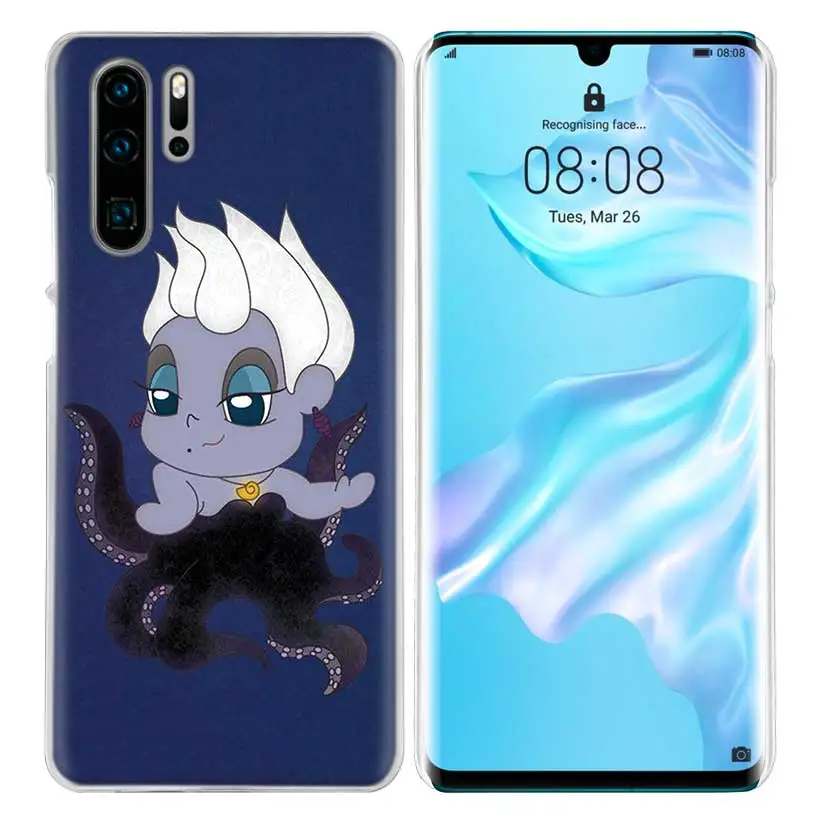 Жесткий чехол для huawei P30 P20 P10 mate 30 20 10 Nova 5 5i Pro Lite P Smart Z Plus Ursula The Little Mermaid - Цвет: 04