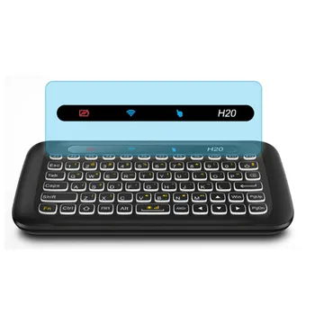 

Backlit H20 Mini Wireless Keyboard 2.4ghz English Air Mouse IR Learning With Touchpad Remote Control Android TV Box
