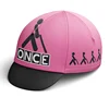 Retro ONCE Cycling Caps PINK/Yellow/White Bike Hat One Size Fits Most 2