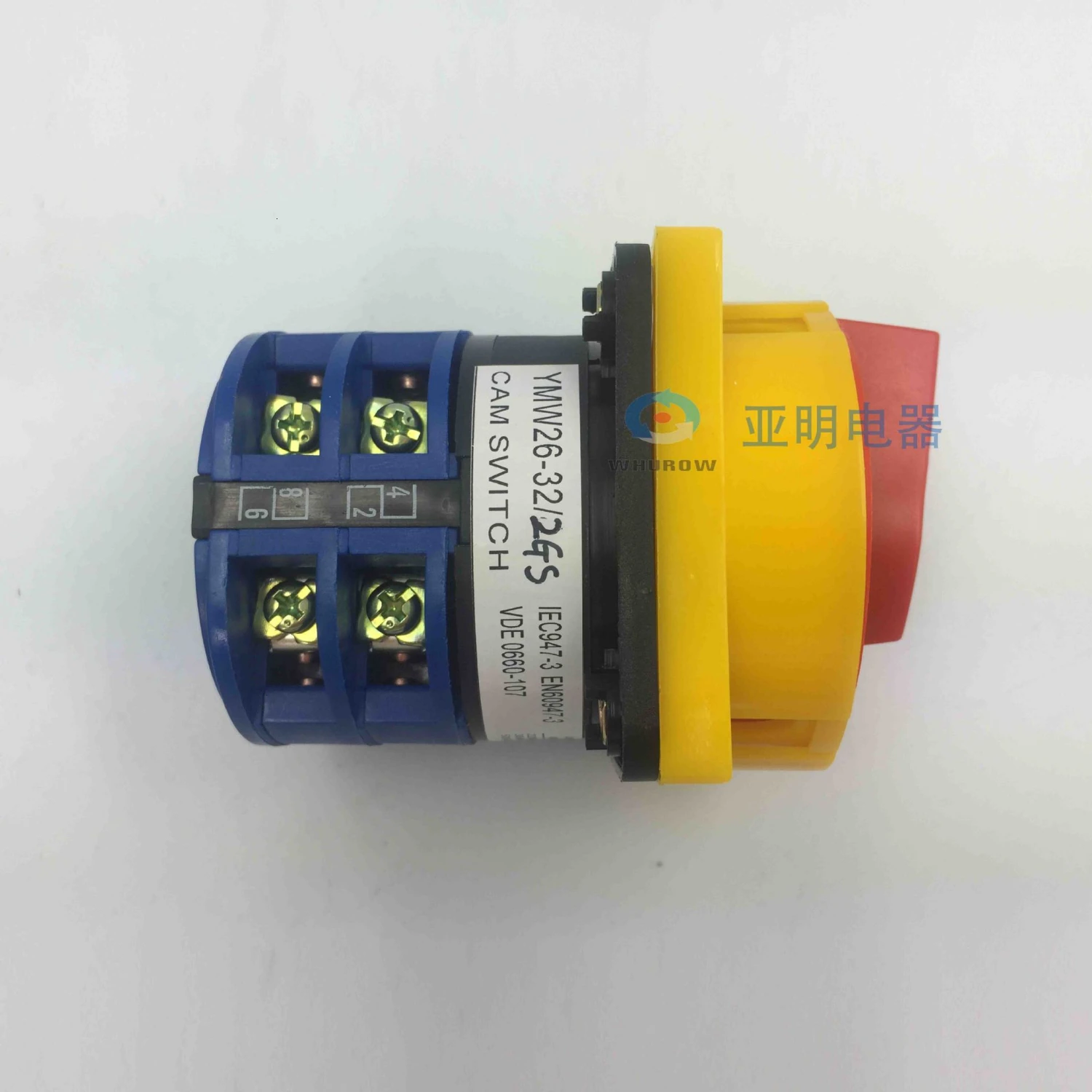 LW26GS-32/04-2 поворотный кулачковый переключатель 2 положения ВКЛ-ВЫКЛ навесной замок 690 В 32А 2 полюса универсальные Переключатели переключения серебряный контакт YMW26