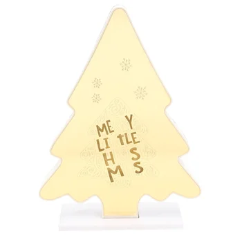 

1pc Xmas Desk Lamp Decorative Christmas Tree Shape Light Scene Pendant Decor