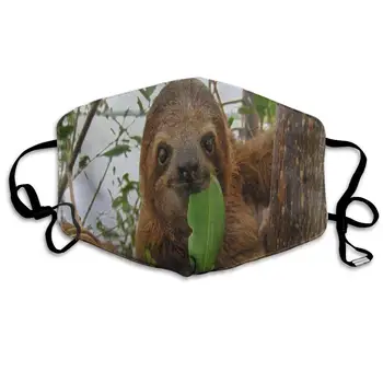 

Hipster Sloth Forest Hot Dust Mouth Mask Reusable Anti-Dust Face Mask Adjustable Earloop Skin Protection