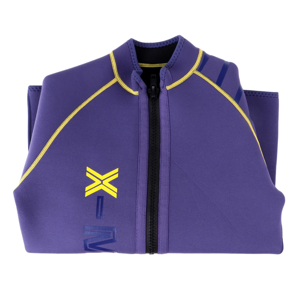 Premium Neoprene Men's 3mm Wetsuit Jacket Top Long Sleeve Front Zip Scuba Diving Wet Suit for Paddleboarding Kiteboarding