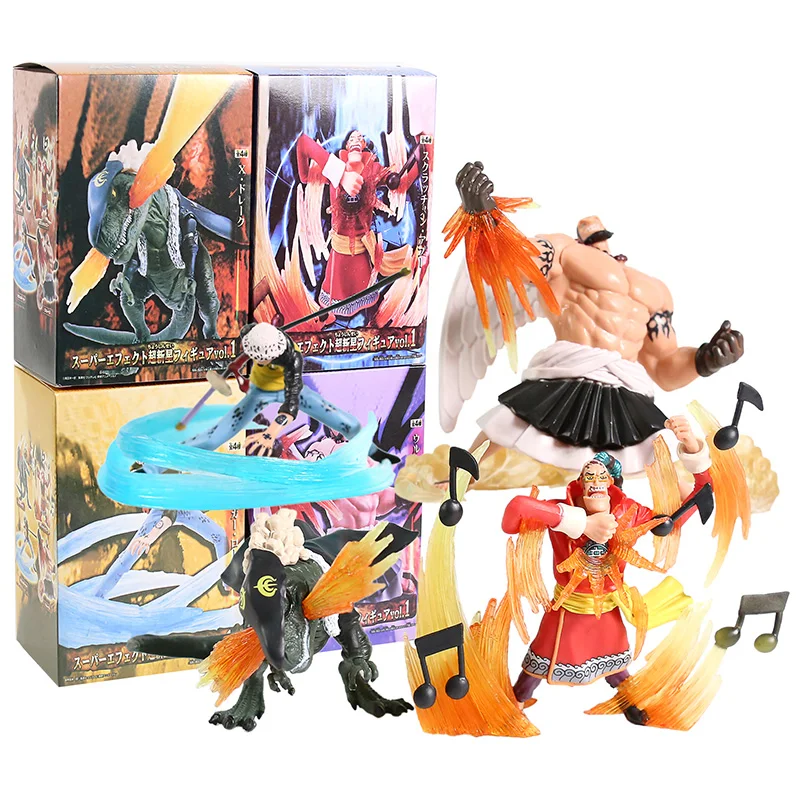 Одна штука Choshinsei Trafalgar Law Urouge X Drake Scratchmen Apoo PVC Фигурки коллекционные игрушки 4