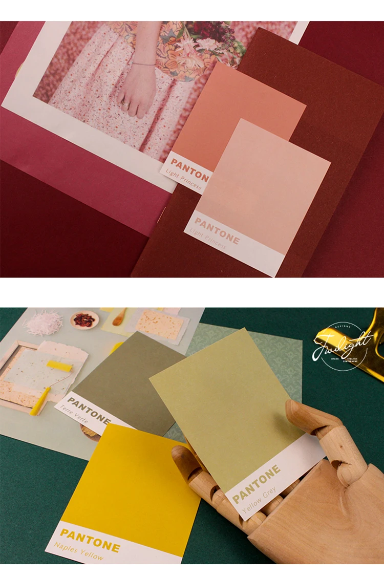 250 листов, классические цветные блокноты Pantone для записей, список ежедневных еженедельных вкладка для планировщика, бумага для заметок, канцелярские принадлежности для офиса и школы