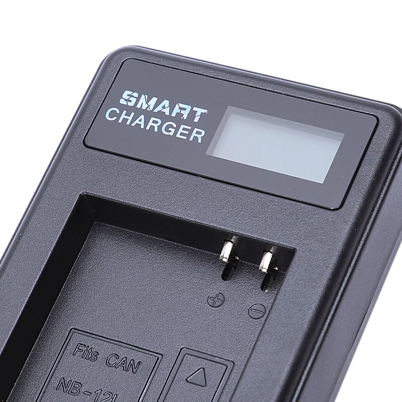 Abkt-камера зарядное устройство ЖК-дисплей один слот с Usb кабелем для Canon Nb-12l батареи
