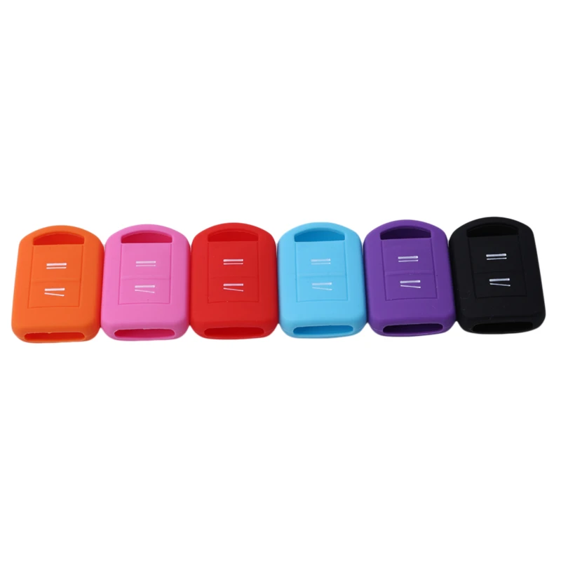 Silicone Rubber Car Key Fob Case Cover Set Skin For Cars 2 Buttons Creative Accessories | Автомобили и мотоциклы