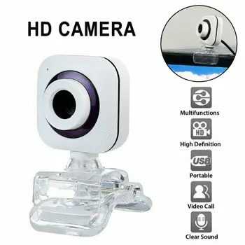 

480P HD Camera USB Drive-free Transparent Clip Video Conferencing Network Class Camera Teaching Cam Webcam