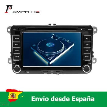 

AMprime 2 Din 7'' Car radio touch screen stereo player For Volkswagen Beetle Golf Volkswagen DVD GPS Radio Bluetooth