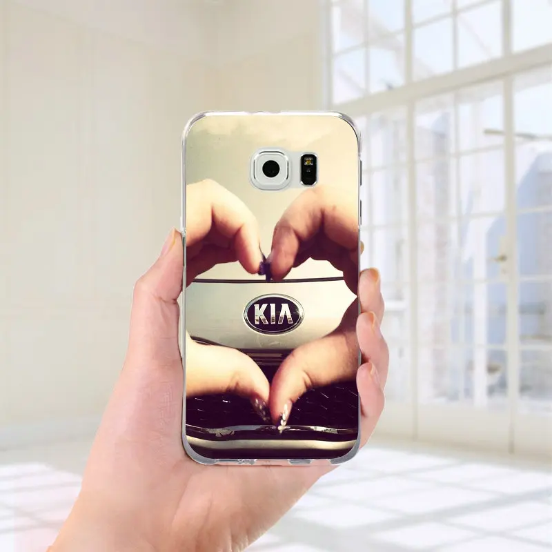 Мягкие чехлы для телефонов samsung Galaxy S2 S3 S4 S5 Mini S6 S7 S8 S9 S10 Edge Plus Lite Note 8 9 Coque Shell Love логотип Kia корейский