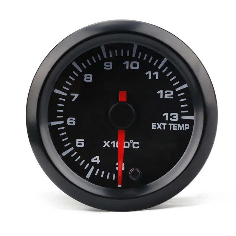 1set 52MM Exhaust Gas Temp Gauge 7 Color Light With Peak Function 300-1300℃ EGT Gauge Car Meter Accessories