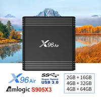 android 4 2 x96 air max amlogic s905x3 X96Air Android 9.0 TV Box X96 Air Quad Core 2.4&5G Dual Wifi BT Support 8K Smart Media Player set top (1)