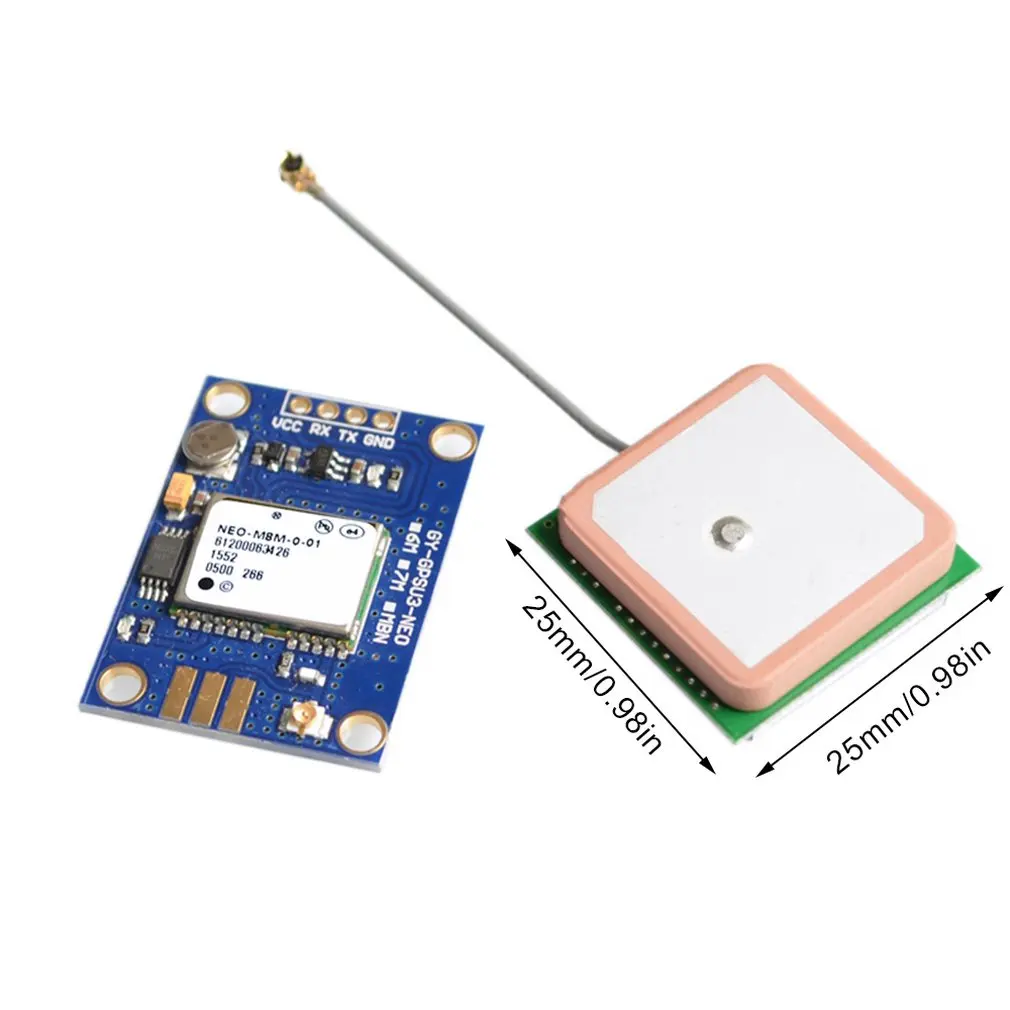 Gps NEO-8M модуль спутникового позиционирования макетная плата NEO-7M для Arduino STM32 C51 51 MCU микроконтроллер Замена NEO-6M