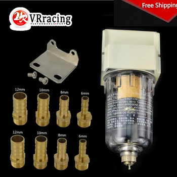 

Universal Engine Oil Separator Catch Reservoir Tank Can Baffled For Honda Civic Acura Engine Oil and Gas Separator