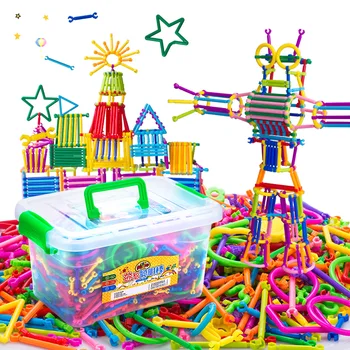 

Assembled Building Blocks Magic Smart Stick Toys for Children Plastic Intelligence Game Educational Boy Gift DIY Assembly Toys