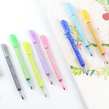 

Gift Card Writing Drawing Double Lines Outline Pen Out Line Pen Fine Liner Marker Calligraphy Lettering 8 Color Scrapbooking Pen