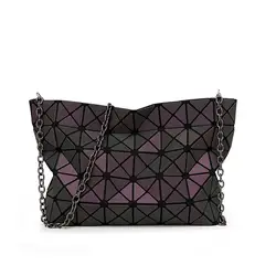 2017 Новый стиль ночник Геометрическая Сумка треугольный шарнир ромбовидная сумка красочная складная сумка через плечо поколение жира