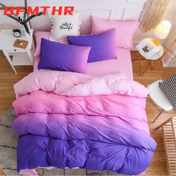

BFMTHR Bedding set Queen King Size Quilt cover Pillowcase Hot sale Queen King Size Comforter Bedding sets XHS0099
