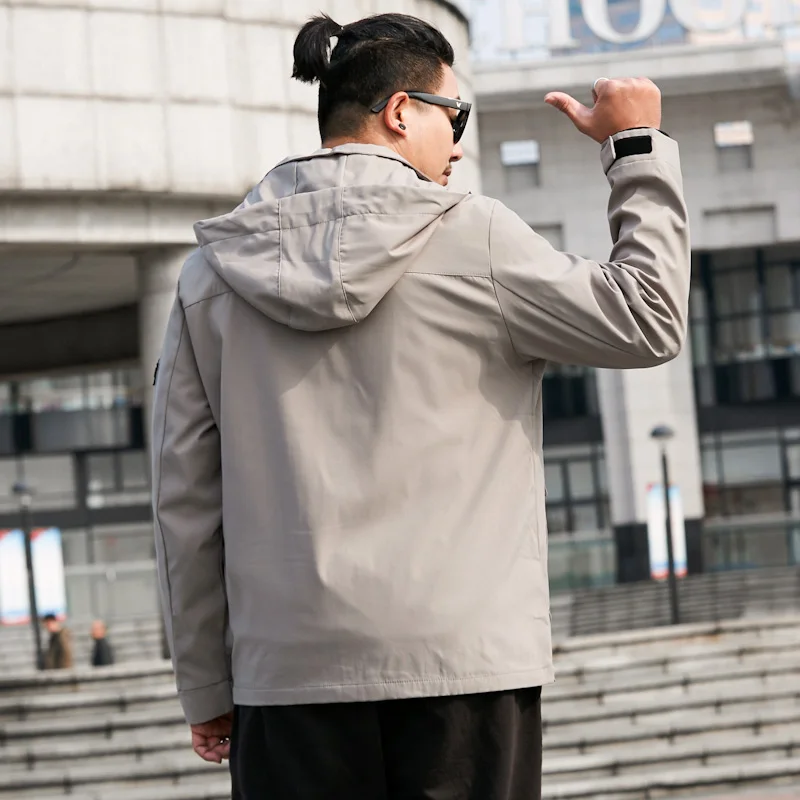 Новинка 8XL 7XL 6XL 5XL Плюс Размер мужские весенние и осенние куртки и пальто куртки мужская одежда Высококачественная куртка с карманами