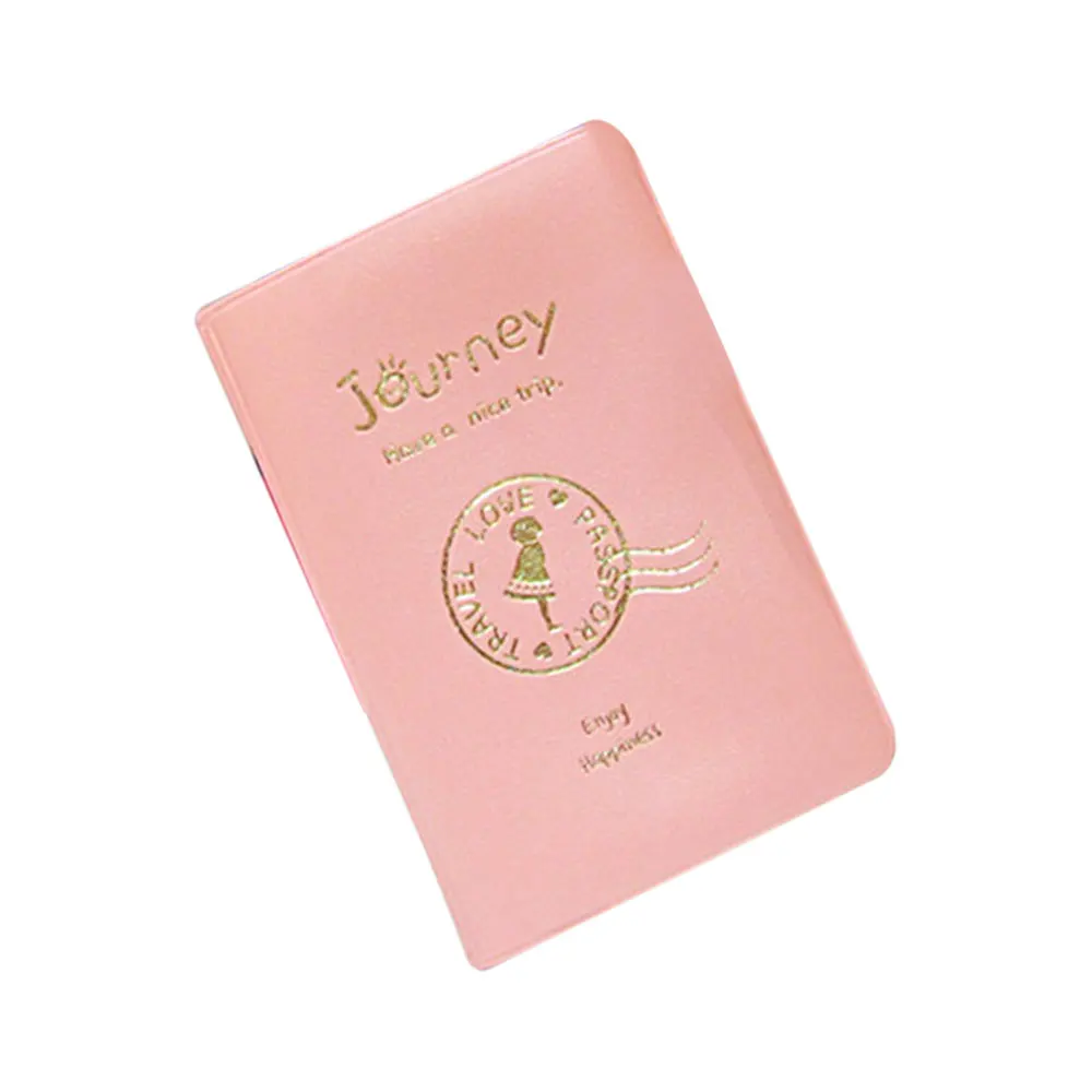 Pink Защитный чехол для карт, аксессуары, сделай сам, декор для документов, жесткий ПВХ, 3 цвета, с принтом, прочный - Цвет: Pink