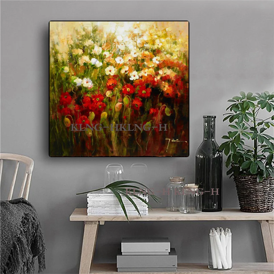 Decoracion Del Hogar Pinturas De Arte Pintura Al Oleo Sobre Lienzo