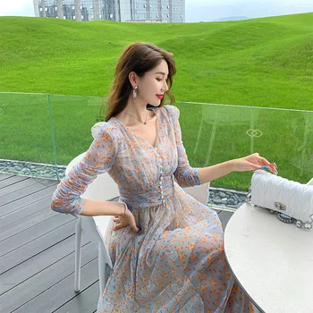 

Skirt summer 2020 new women's hipster love skirt French floral dress fairy skirt