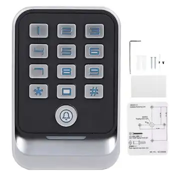 

125KHz RFID Door Access Controller Password Card Wiegand26/34 IP67 Waterproof Backlit Keyboard Hot Sale