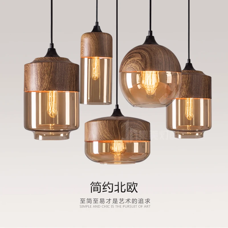 

deco chambre luminaire suspendu glass ball restaurant LED pendant lights pendant lights lustre pendente