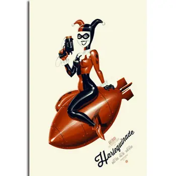 

GX385 Harley Quinn The Animated Series Hot Comics Oil Painting Poster Prints Canvas Wall Picture For Home Room Decor