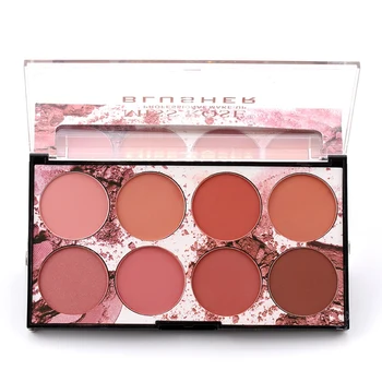 

Miss Rose New 8-Color Facial Blush Powder Facial Contour Natural Moisturizing Cleansing Rosy Nude Makeup Set Makeup Blush Paste