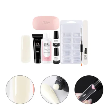 

1 Set Nail Extension Pieces Manicure Lamp Extension Cream Nail Art Tool Kit