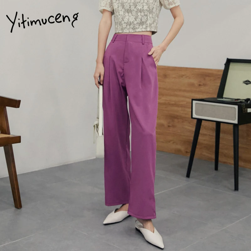 lilac high waisted pants