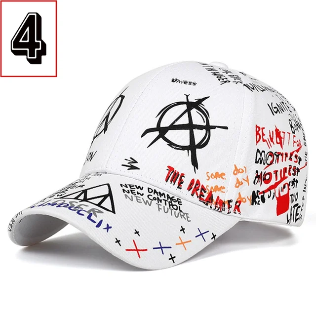 38 Styles Hot Graffiti Baseball Cap Women’s Hat Summer Sun Hat Cotton Men’s Baseball Cap Sports Cap Golf Cap Gorras Hombre 4