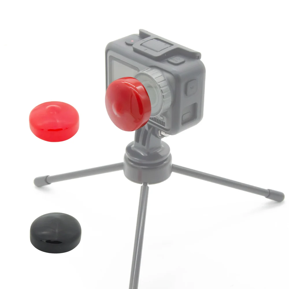 

High Quality Elastic Silicone Shockproof Protective Lens Cover Cap Accessory for DJI OSMO ACTION Camera Washable and Shockproof